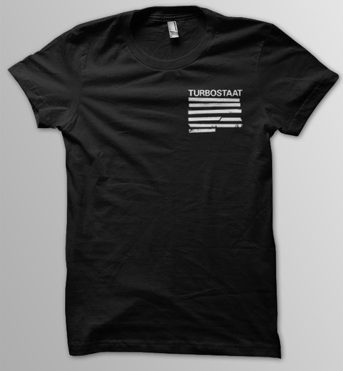 Turbostaat Pocket Balkenshirt T-Shirt, schwarz